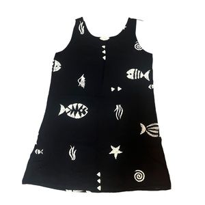 Cute fish mini dress